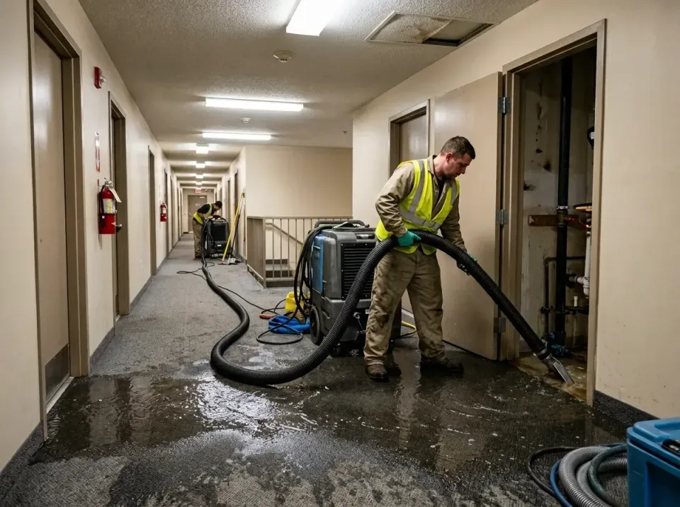 multi-unit-apartment-hallway-f-005 — frequently asked questions, Emergency Burst Pipe Water Extraction & Removal in Gosnell,…